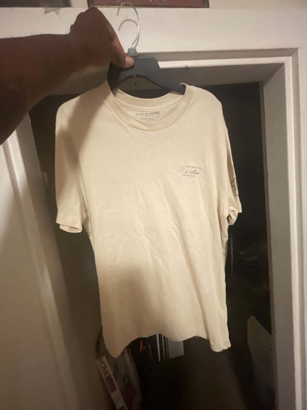True Religion Envision Script Tee Fog
